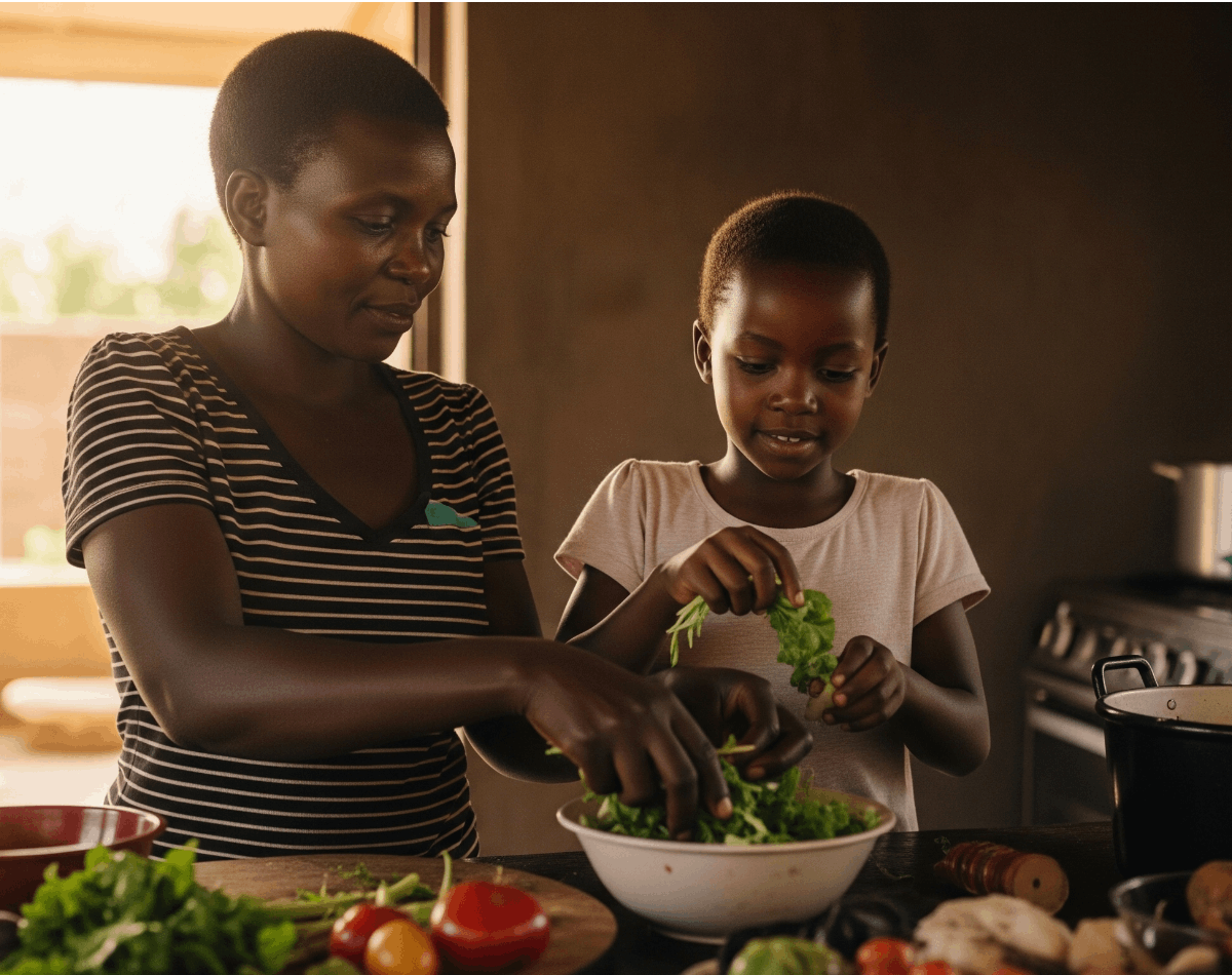 Cooking class and nutrition education