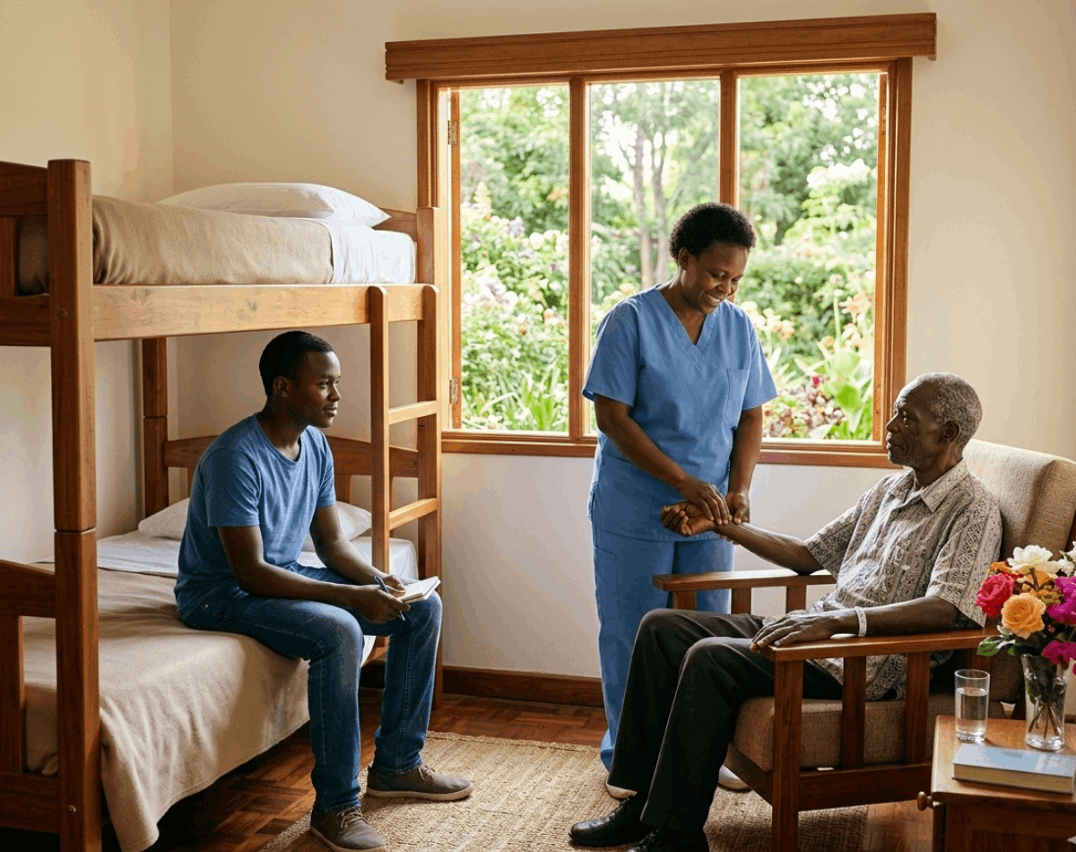 Peaceful accommodation and respite